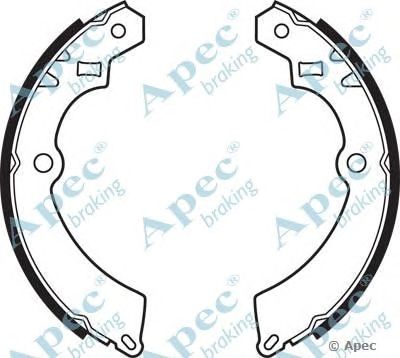 APEC BRAKING shu476 -  Комплект тормозных колодок